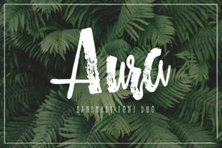 Aura Font Duo: A Handcrafted Option for Design Projects That Need Personality