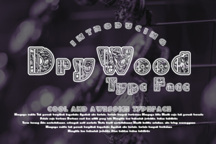 DryWood: A Typeface That Brings Authentic Texture to Digital Design