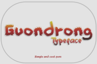 Guondrong: A Display Font That Works When You Need to Be Seen