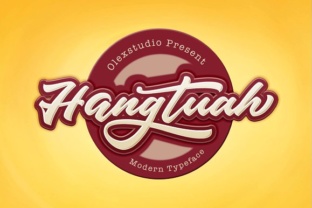 Hangtuah: A Handwritten Script Font for Branding, Craft, and Everyday Design