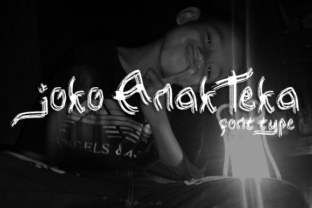 Jokoanakteka: A Rough Brush Font That Brings Energy to Design