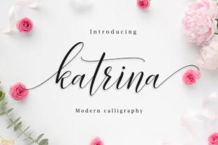 Katrina: A Thin Handwritten Script for Authentic Branding and Design