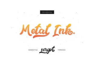 Metal Ink: A Practical Evaluation of a Clean Handwritten Font