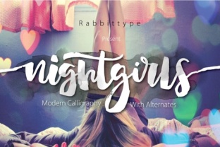 Nightgirls: A Handwritten Script That Balances Character with Clarity