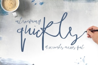 Quickly: A Beautiful Handcrafted Font for Modern Creators