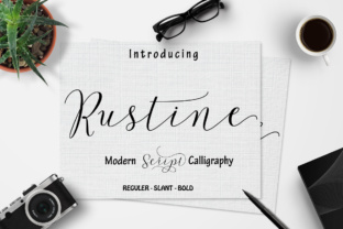 The Quiet Charm of Rustine: A Handwritten Script That Feels Personal