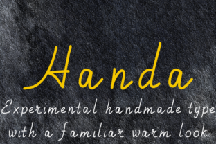 The Warmth of Handcrafted Typography: Understanding the Handa Font