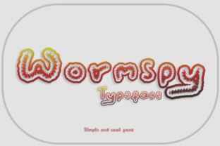 Wormspy: A Decorative Display Font for Creative Projects